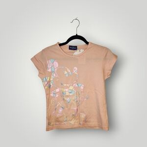 Disney Tokyo Resort peach mickey mermaid lagoon Tee size L Nwt